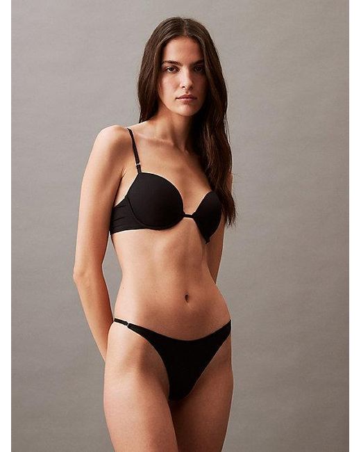 Calvin Klein Black Thong Minimalist