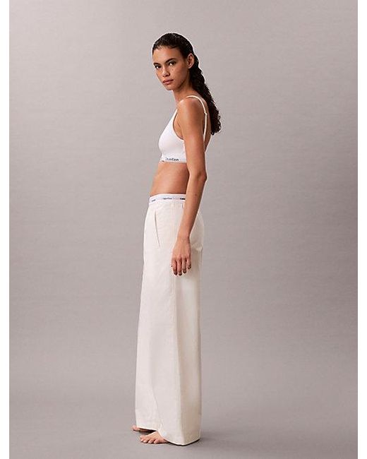 Calvin Klein Multicolor Jeans Cotton Relaxed Trousers