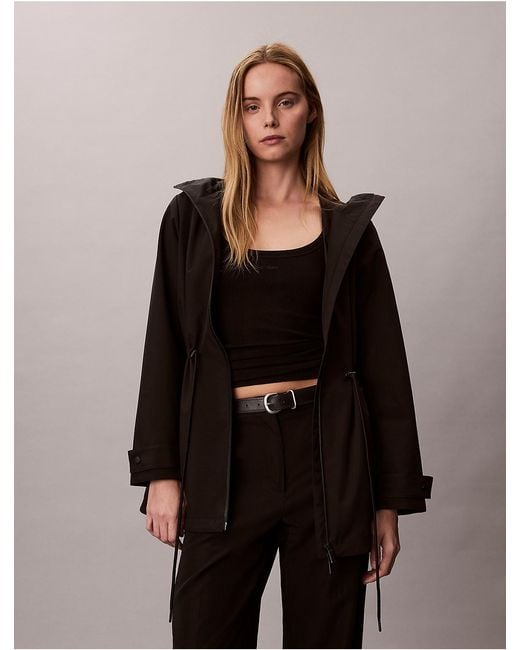 Calvin Klein Black Slim Tech Jacket