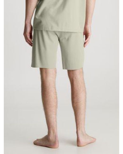 Shorts de pijama - CK Black Calvin Klein de hombre de color Natural