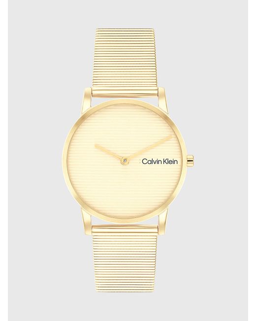 Calvin Klein Metallic Watch - Ck Feel