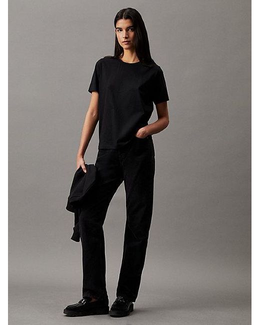 Calvin Klein Black Soft Cotton T-Shirt