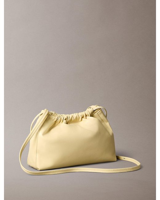 Calvin Klein Natural Crossbody Bucket Bag