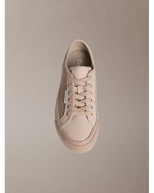 Calvin Klein Multicolor Valentina Mesh Platform Trainers