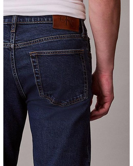 Calvin Klein Blue Jeans Classic Tapered Jeans for men