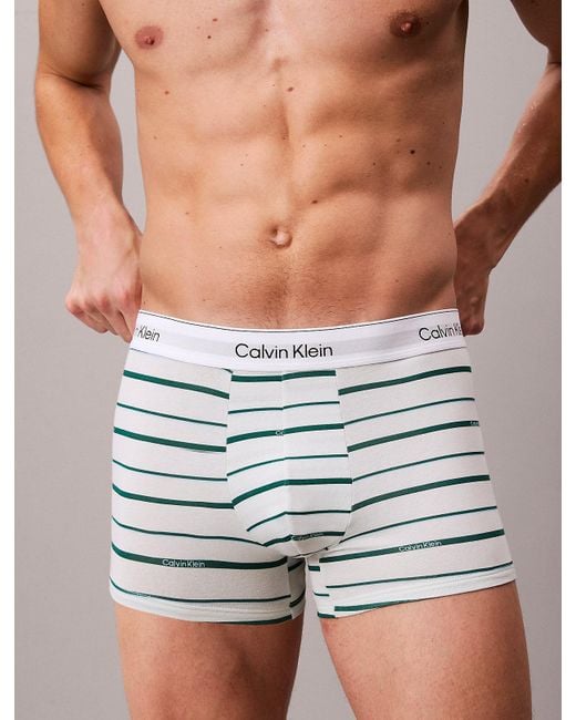 Calvin Klein Blue 3 Pack Trunks for men