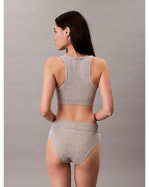 Calvin Klein Bralette in het Gray