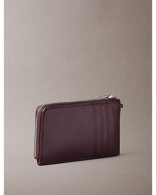 Calvin Klein Brown Rfid Cardholder Key Fob Bag Charm