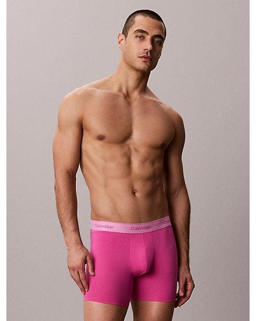 Calvin Klein Blue 5 Pack Boxer Briefs for men