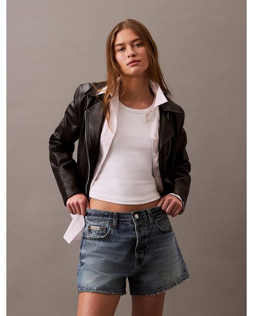 Calvin Klein Multicolor 90's Denim Shorts