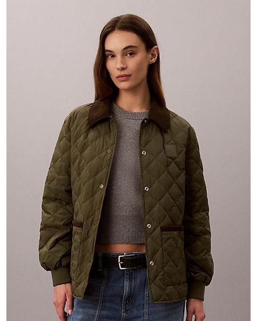 Calvin Klein Multicolor Jeans Quilted Liner Jacket