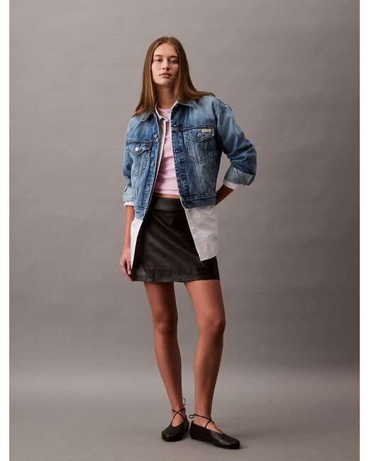 Calvin Klein Gray 90's Denim Jacket