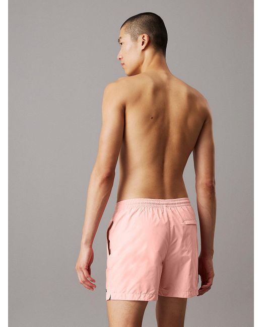 Short De Bain Mi-Long Avec Cordon De Serrage Calvin Klein pour homme en coloris Multicolor