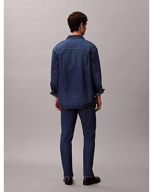 Calvin Klein Blue Jeans Classic Tapered Jeans for men