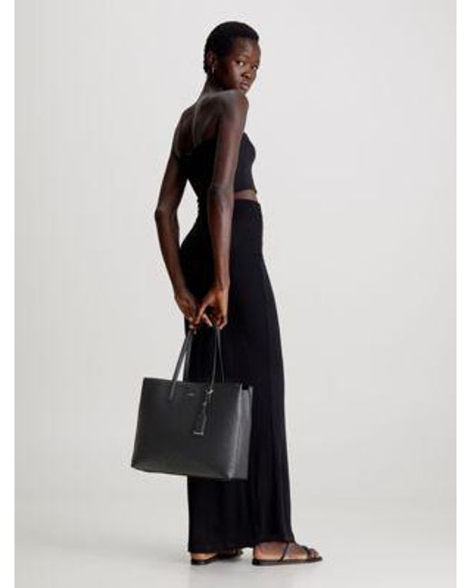 Calvin Klein Tote Bag Met Logo in het Black