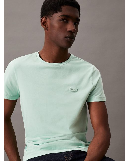 Calvin Klein Green Slim T-shirt for men