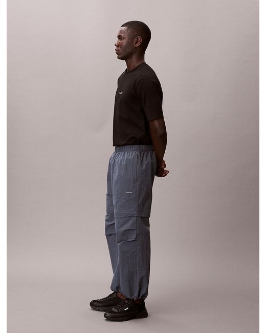 Calvin Klein Multicolor Performance Ripstop Zip-Off Trousers for men