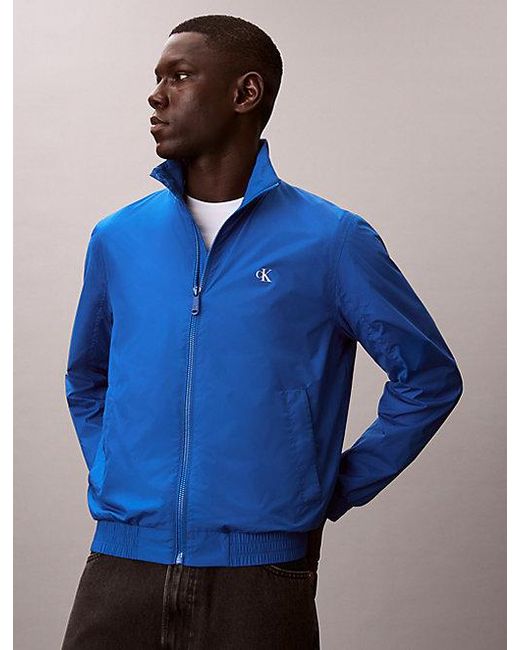 Calvin Klein Blue Jeans Technical Zip Up Jacket for men