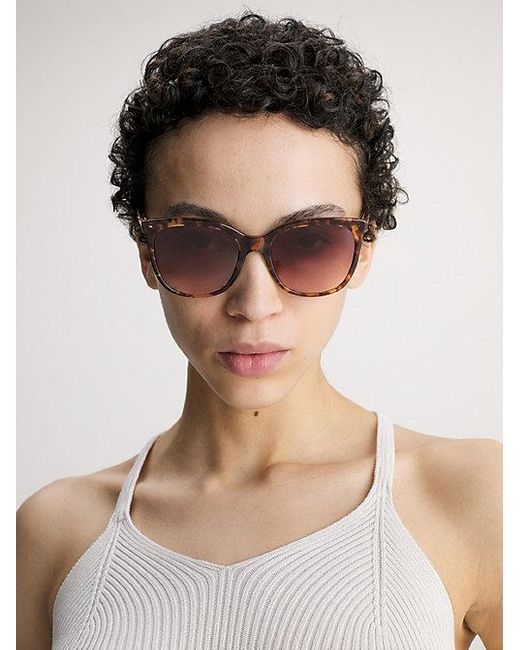 Calvin Klein Multicolor Rectangle Sunglasses