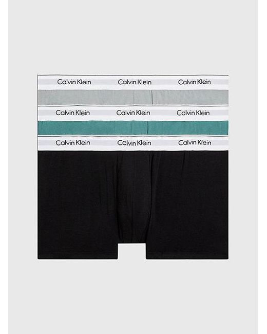 Pack de 3 bóxers de talla grande - Modern Cotton Calvin Klein de hombre de color Green