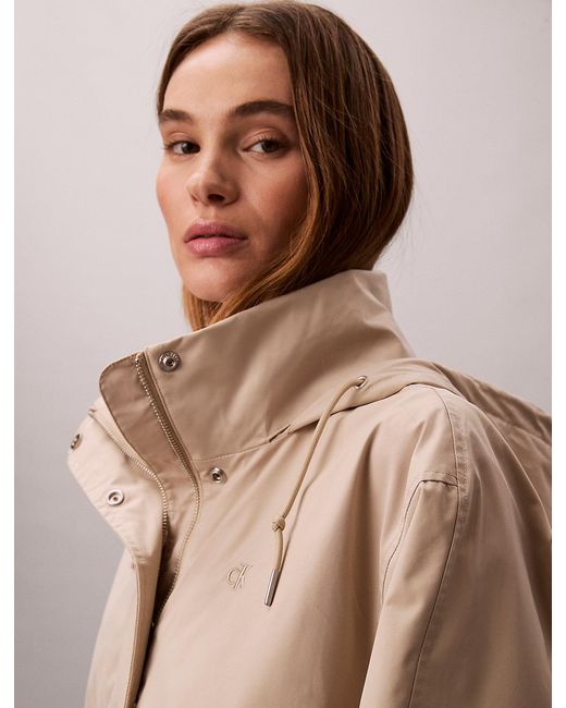 Calvin Klein Brown Lightweight Tech Jacket