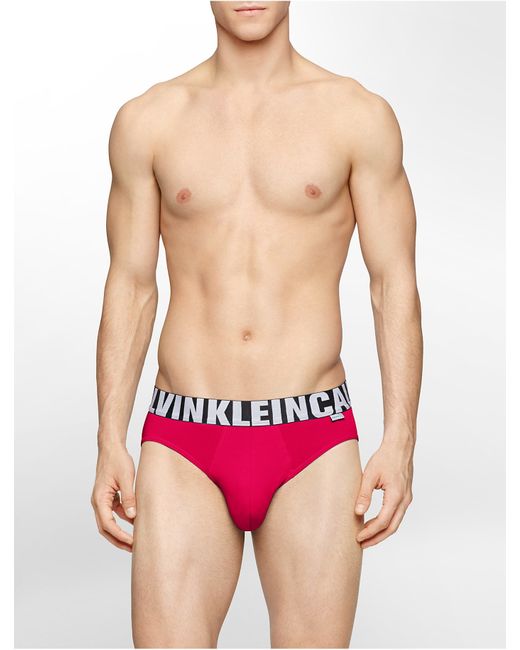 Calvin Klein Red Underwear X-cotton Hip Brief for men