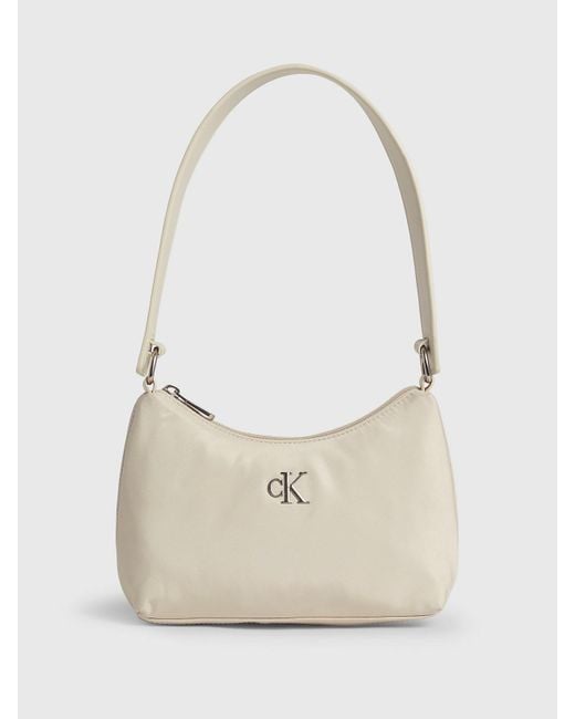 Calvin Klein Recycled Shoulder Bag in White Lyst UK