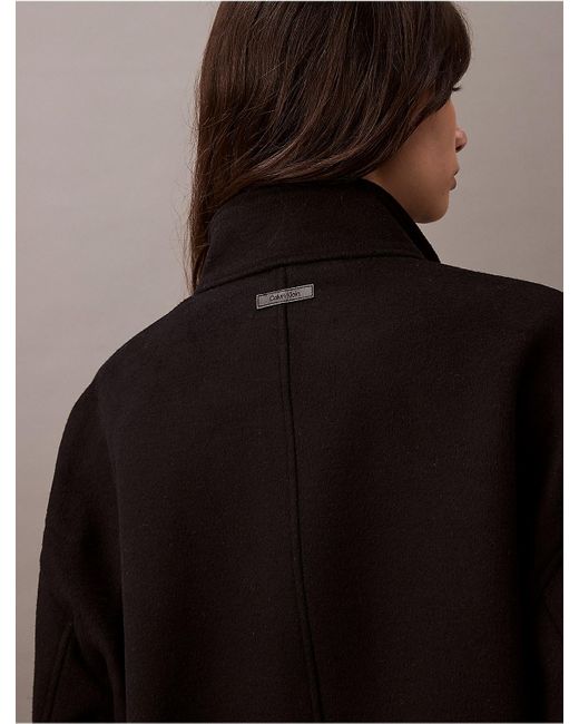 Calvin Klein Multicolor Wool Blend Bomber Jacket