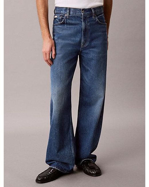 Calvin Klein Blue Jeans Baggy Jeans for men