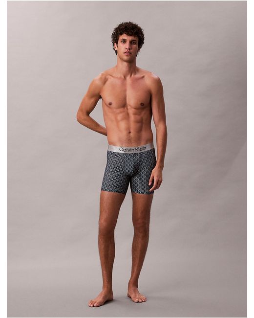 Calvin Klein Multicolor Brushed Microfiber Stretch Boxer Brief for men
