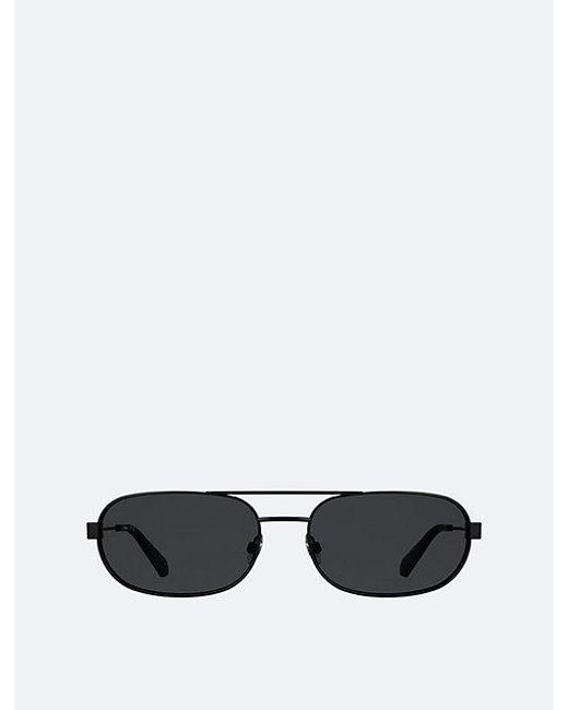 Calvin Klein White Jeans Oval Sunglasses Ckj26202S for men