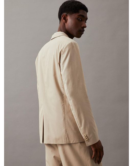 Veste blazer slim en SeaCell Calvin Klein pour homme en coloris Natural