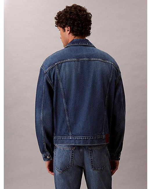 Calvin Klein Blue Jeans 90S Denim Trucker Jacket for men