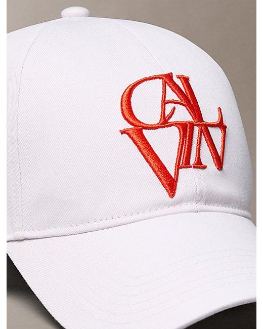 Calvin Klein Multicolor Uv Twill Logo Embroidery Adjustable Cap