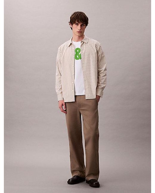 Calvin Klein Lässiges T-Shirt Mit Grafik in White für Herren