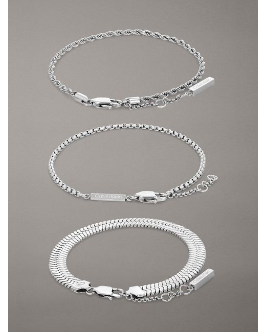 Calvin Klein Gray Bracelet - Accent