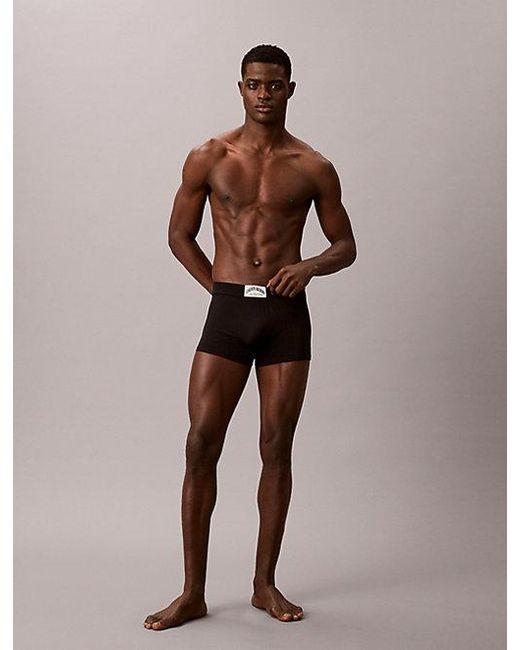Calvin Klein Brown Trunks Heritage Classic Cotton for men