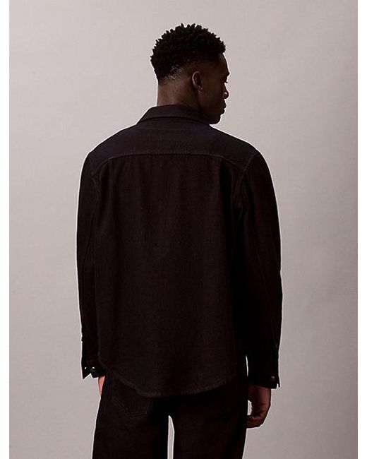 Calvin Klein 90's Denim Overhemdjack in het Multicolor voor heren