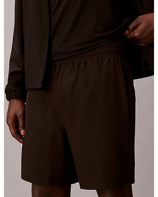 Calvin Klein Brown Sport Water Repellent Performance Gym Shorts for men