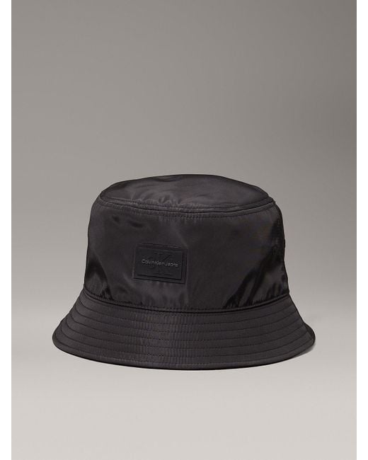 Calvin Klein Black Bucket Hat for men
