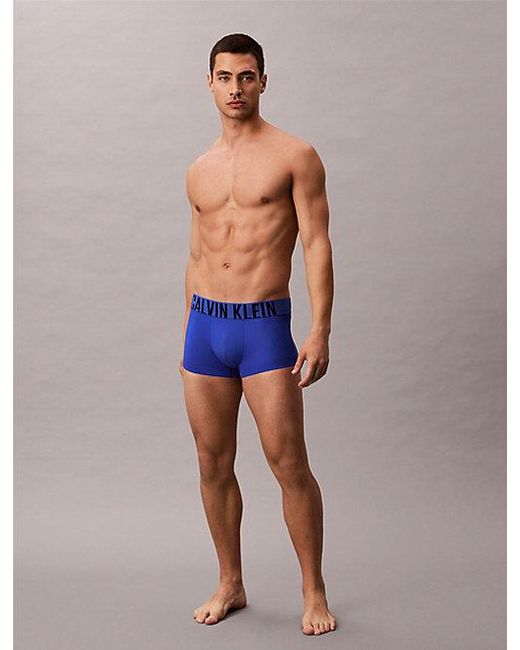 Calvin Klein Blue Sport Low Rise Trunks for men