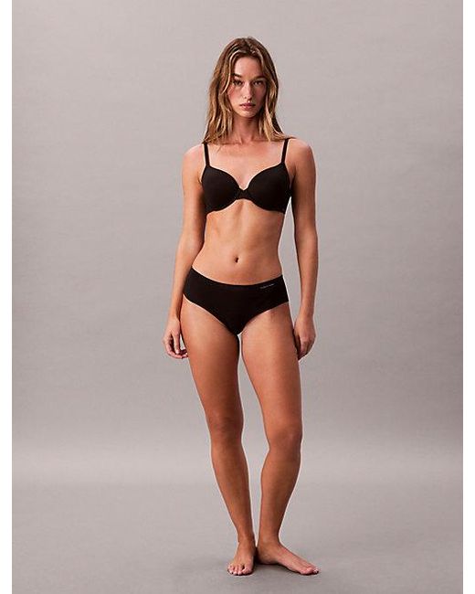 Calvin Klein Licht Gevoerde Volledige Bh in het Black
