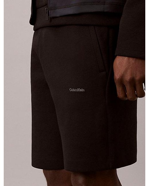 Calvin Klein Blue Sport Performance Double Knit Gym Shorts for men