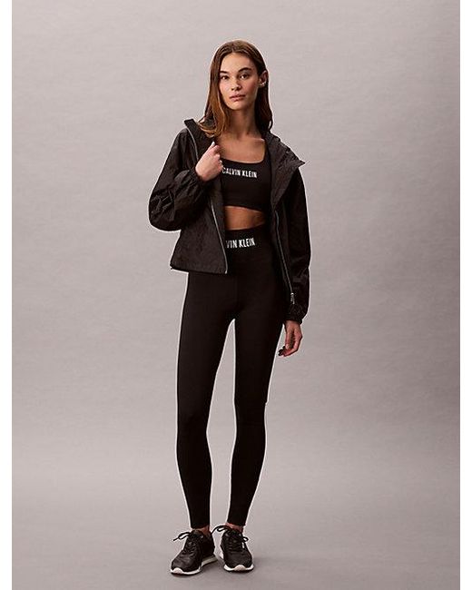 Calvin Klein Black Sport Breathable Quick Dry High Impact Sports Bra