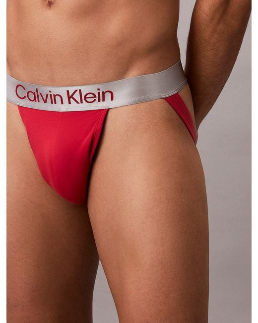 Calvin Klein Red Jock Strap for men