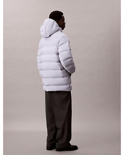Calvin Klein Multicolor Channelled Down Puffer Coat for men