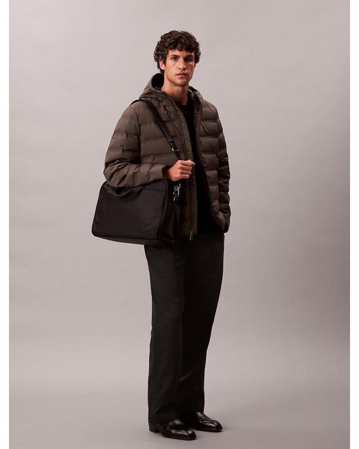 Borsa Portadocumenti di Calvin Klein in Gray da Uomo