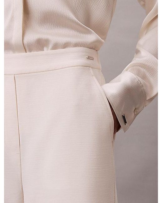 Calvin Klein Pink Relaxed Textured Knit Shorts