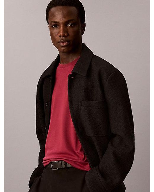 Calvin Klein Multicolor Slim Cotton Badge T-Shirt for men