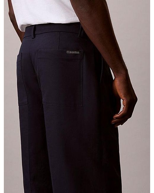 Calvin Klein Blue Jeans 90S Straight Chino Trousers for men
